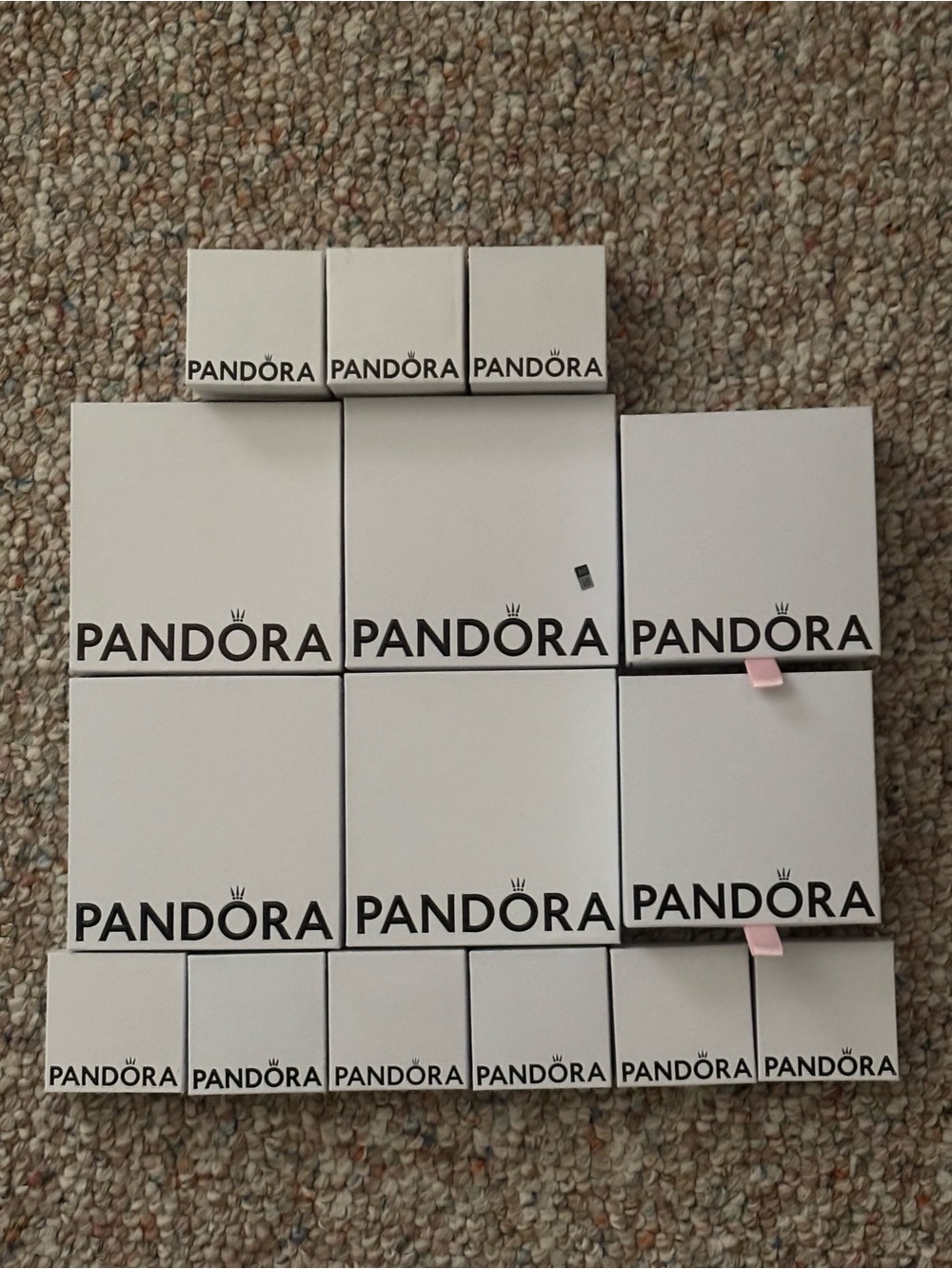 Empty Pandora Boxes - Group of 15